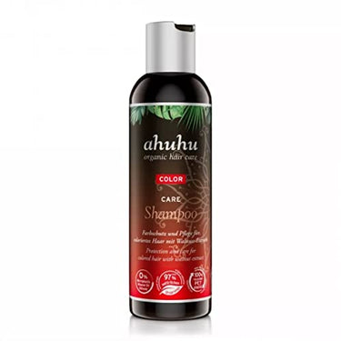 ahuhu COLOR CARE Shampoo (200 ml) – schützt coloriertes & gefärbtes Haar vor dem Verblassen, mit Granatapfel & Litschi Extrakt, verbessert die Kämmbarkeit, vegane Haarpflege im Sale